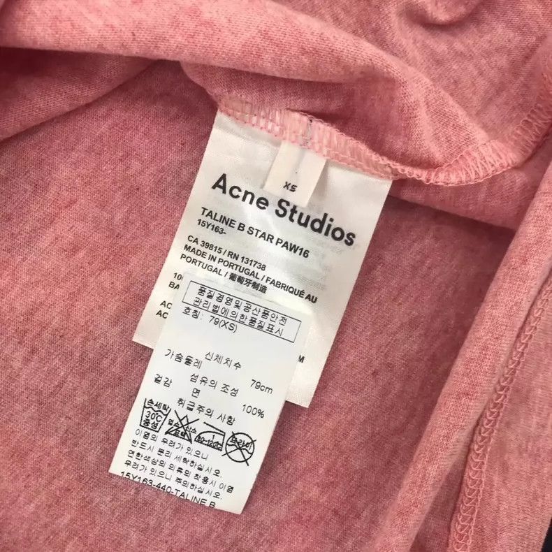 Acne Studios acne studios Pink short sleeve 2504-Nextarrow Size US XS / EU 42 / 0 - 4 Thumbnail