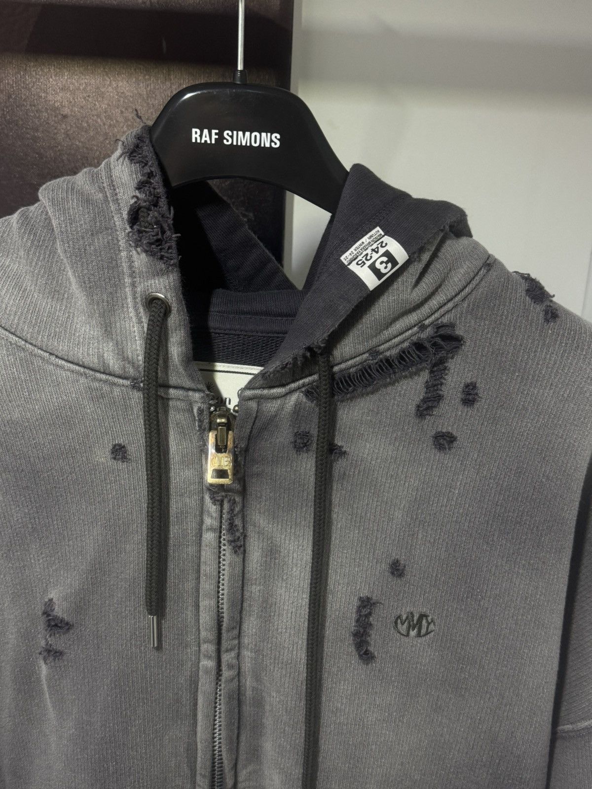 Maison MIHARA YASUHIRO ✅Maison Mihara Yasuhiro distressed zip hoodie Size US L / EU 52-54 / 3 - 6 Thumbnail