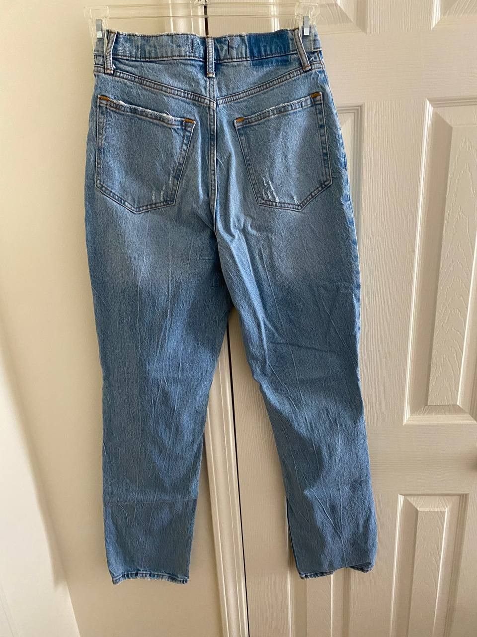 Abercrombie & Fitch The 90s Straight Ultra High Rise Light Blue Size 28" / US 6 / IT 42 - 3 Thumbnail
