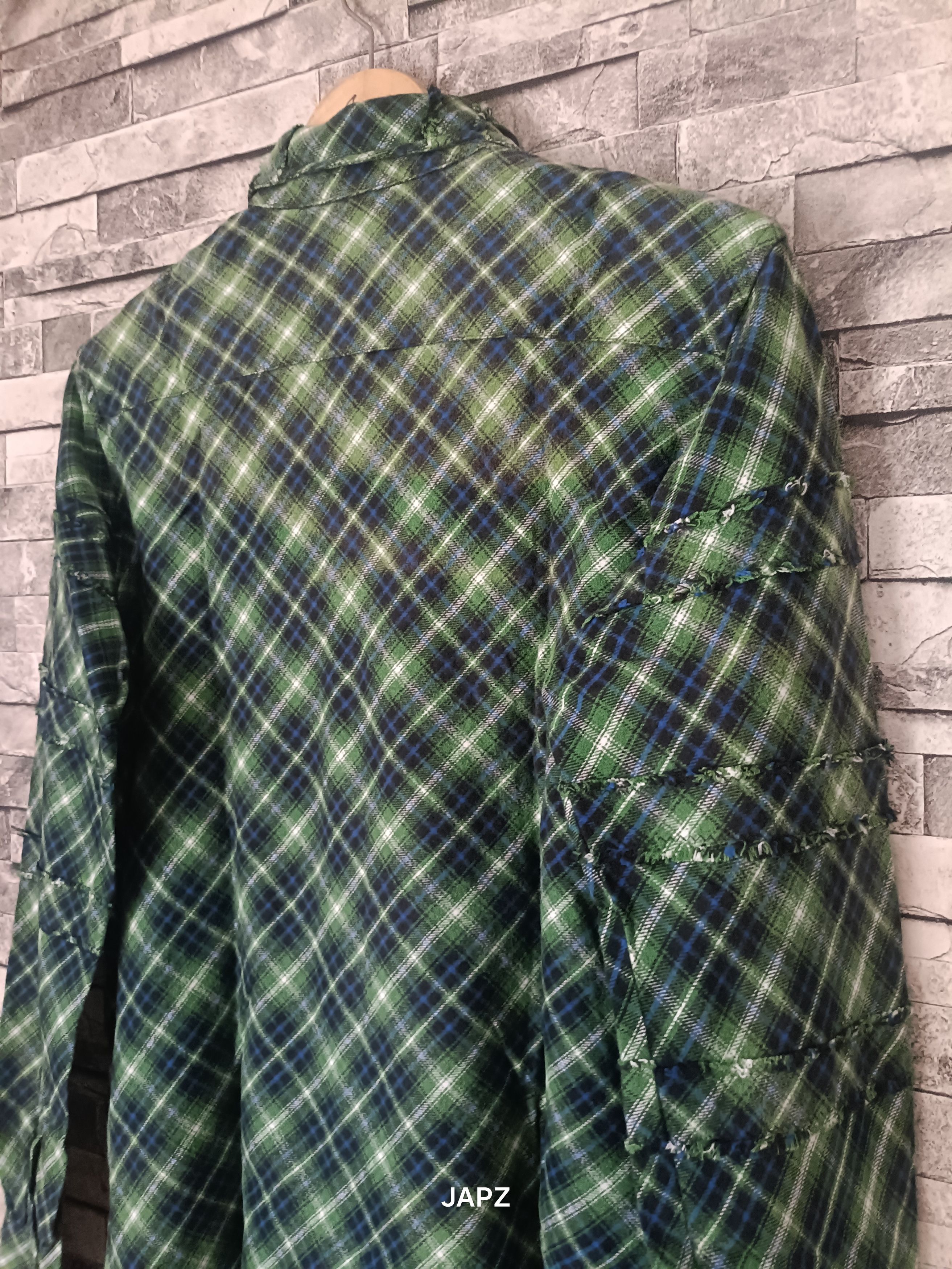 Michel Klein Michel Klein avantgarde flannel shirt Size US S / EU 44-46 / 1 - 6 Thumbnail