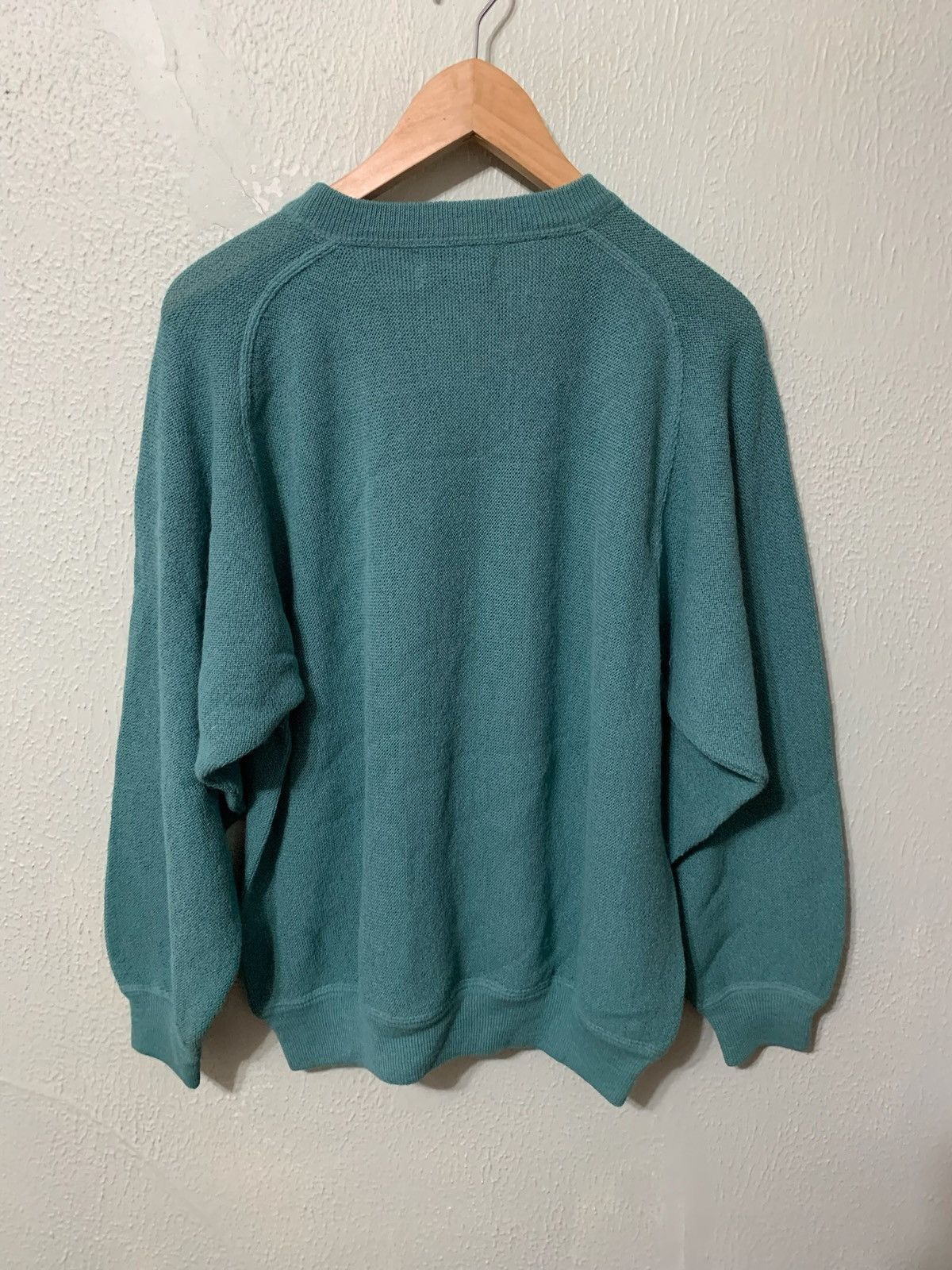 Vintage Vintage Andean Teal Frame Knit Sweater Size US S / EU 44-46 / 1 - 2 Thumbnail