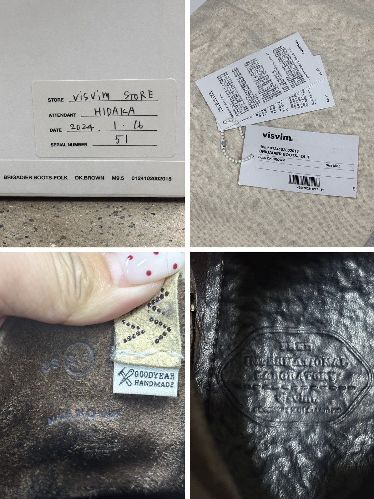 Other Visvim 24ss Brigadier Boots Dk.brown US9.5 Size US 9.5 / EU 42-43 - 8 Thumbnail