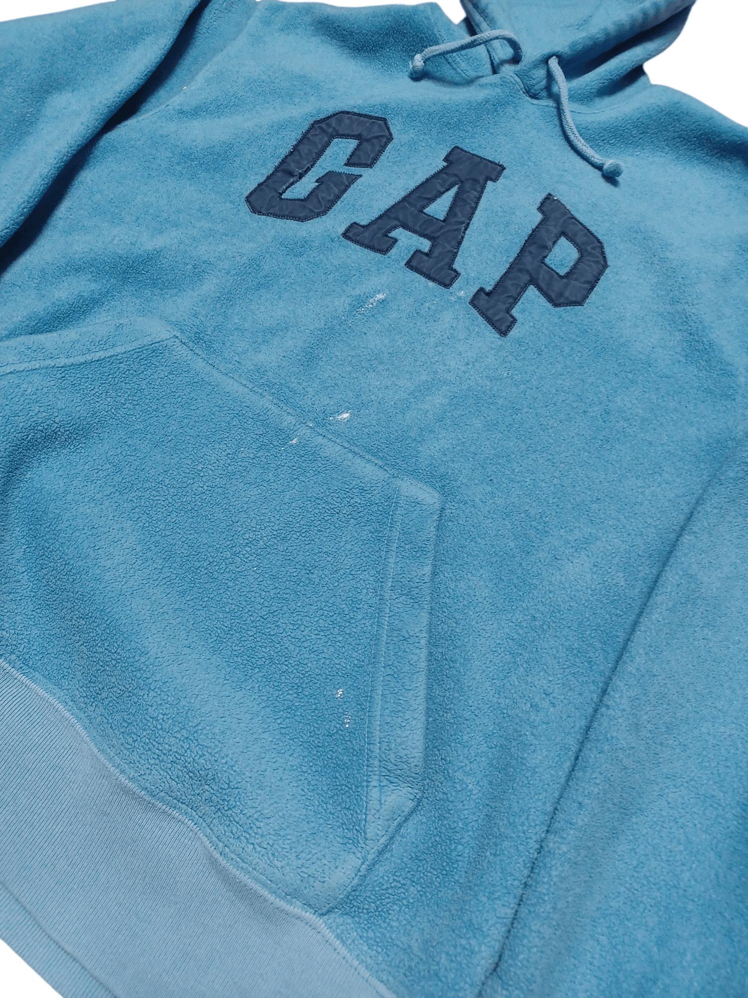 Gap GAP VINTAGE PAINTED FLEECE HOODIE BIGLOGO 00S MADE IN KOREA Size US M / EU 48-50 / 2 - 2 Thumbnail