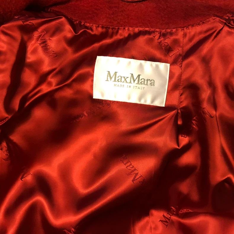 Max Mara Max Mara Bathrobe Coat Red Size S / US 4 / IT 40 - 5 Thumbnail