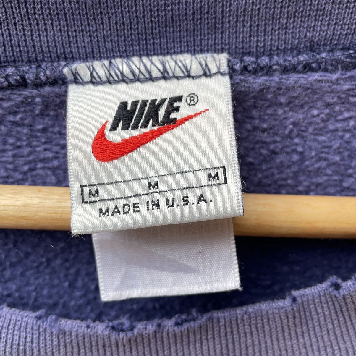 Nike 🔥Vintage 90s Nike Town Center Logo Distress Sweatshirts Size US M / EU 48-50 / 2 - 20 Thumbnail