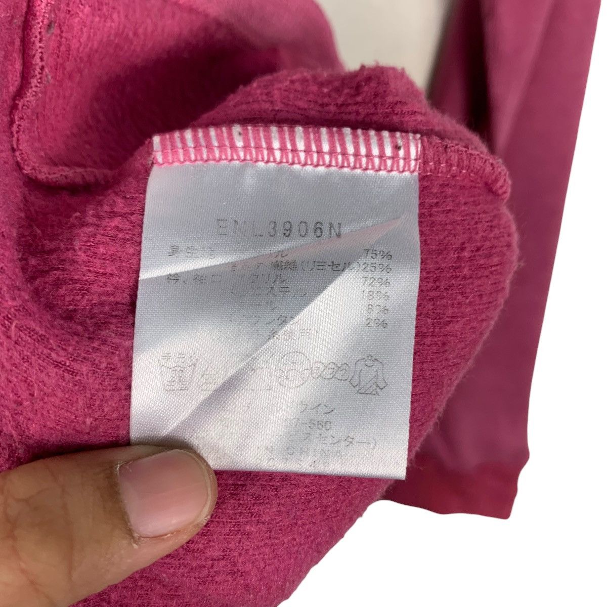 Ellesse ELLESSE Half Zip Turtleneck Pink Sweater #1904-C83 Size L / US 10 / IT 46 - 14 Thumbnail