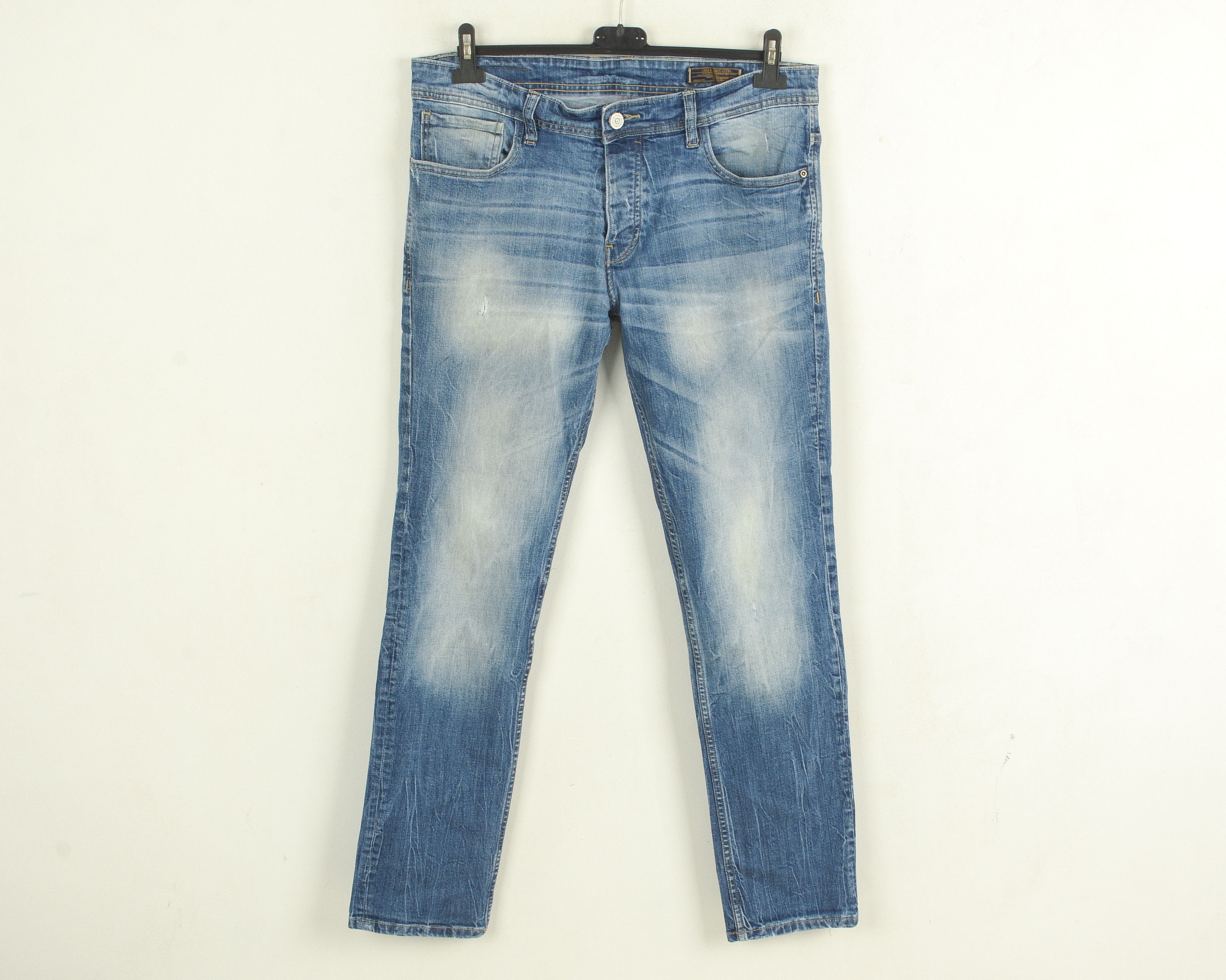 Jack & Jones Ben Men W36 L32 Slim Fit Skinny Jeans Denim Pants Trousers Size US 36 / EU 52 - 1 Thumbnail