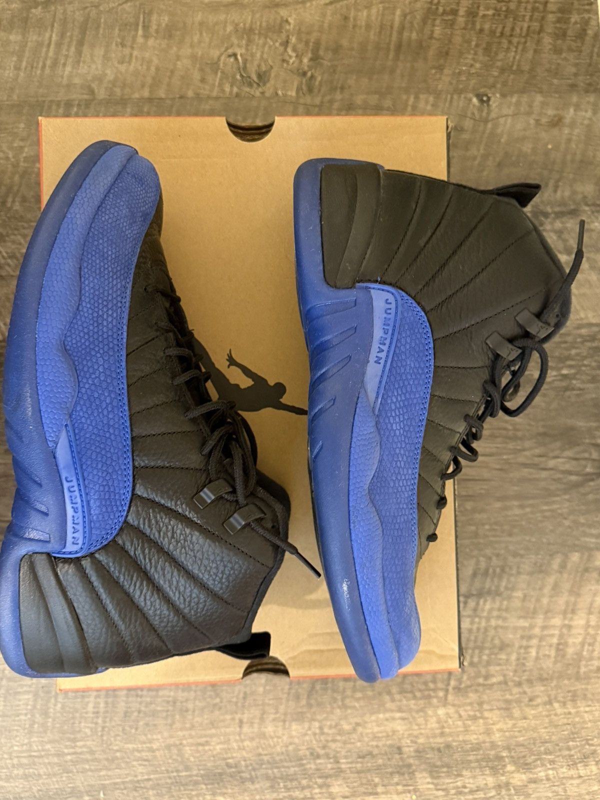 Jordan Brand Jordan 12 Game Royals Black/Blue Size 11 Size US 11 / EU 44 - 1 Thumbnail