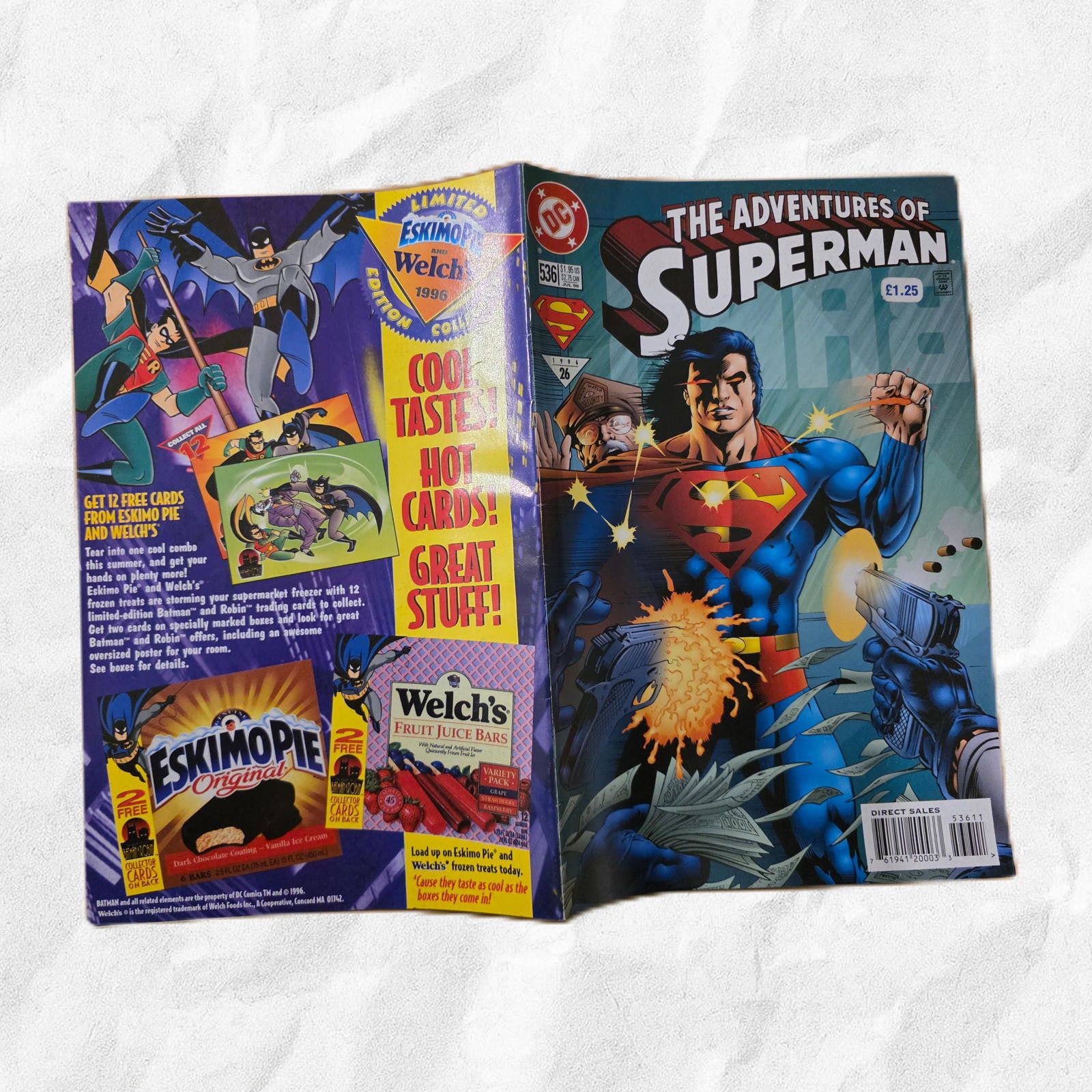 DC Comics Adventures of Superman #536 VF/NM 1996 Brainiac Comic (C) Size ONE SIZE - 6 Thumbnail