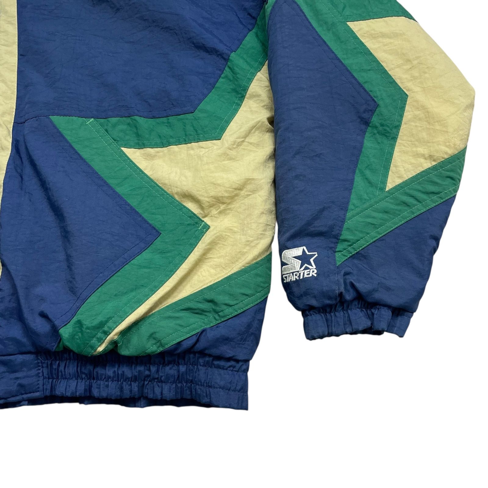 NCAA VTG 90s NOTRE DAME FIGHTING IRISH STARTER PUFFER JACKET Size US L / EU 52-54 / 3 - 5 Thumbnail
