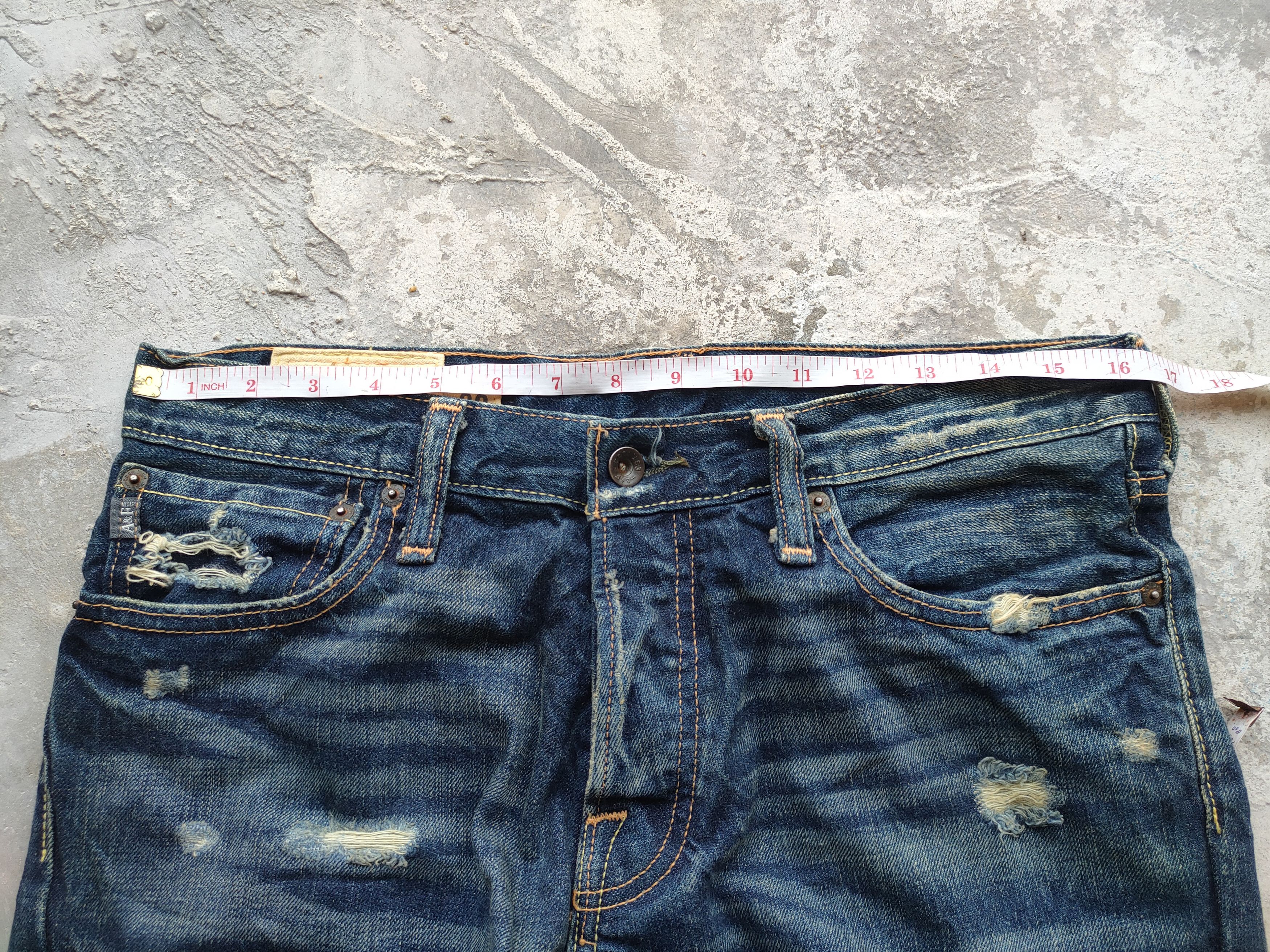 Abercrombie & Fitch VINTAGE FADED DISTRESSED FLARE JEAN DENIM PANTS Size US 32 / EU 48 - 6 Thumbnail