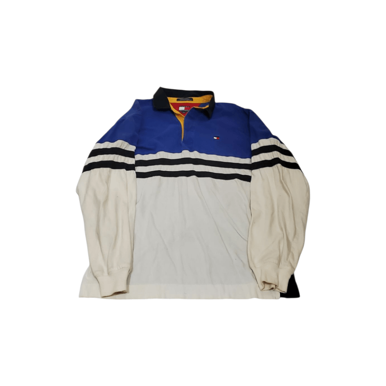 Tommy Hilfiger × Vintage 90s Tommy Hilfiger Polo Size US M / EU 48-50 / 2 - 1 Thumbnail