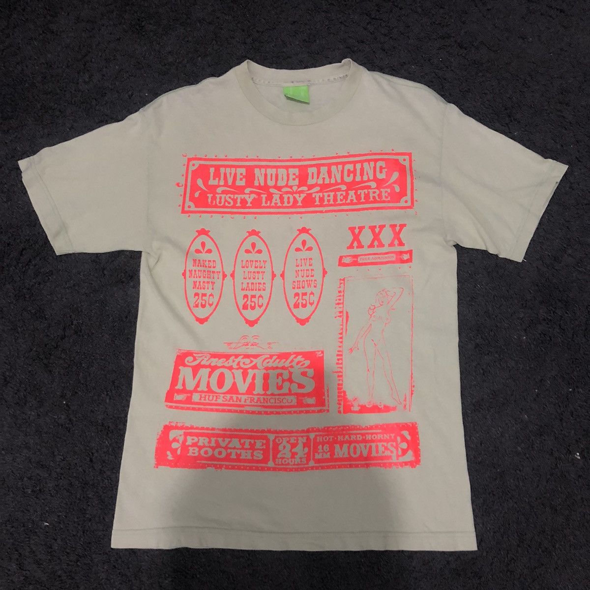 Huf Rare huf nude dancing t shirt Size US M / EU 48-50 / 2 - 1 Thumbnail