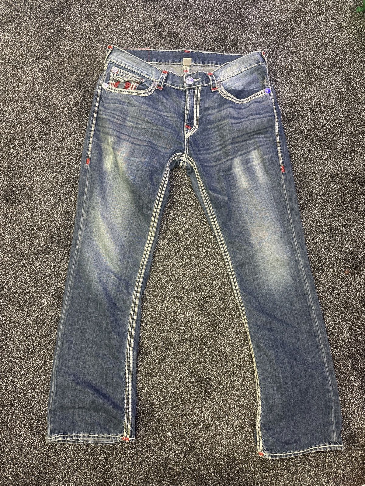 True Religion × Vintage Vintage true religion straight cut denims Size US 36 / EU 52 - 1 Thumbnail