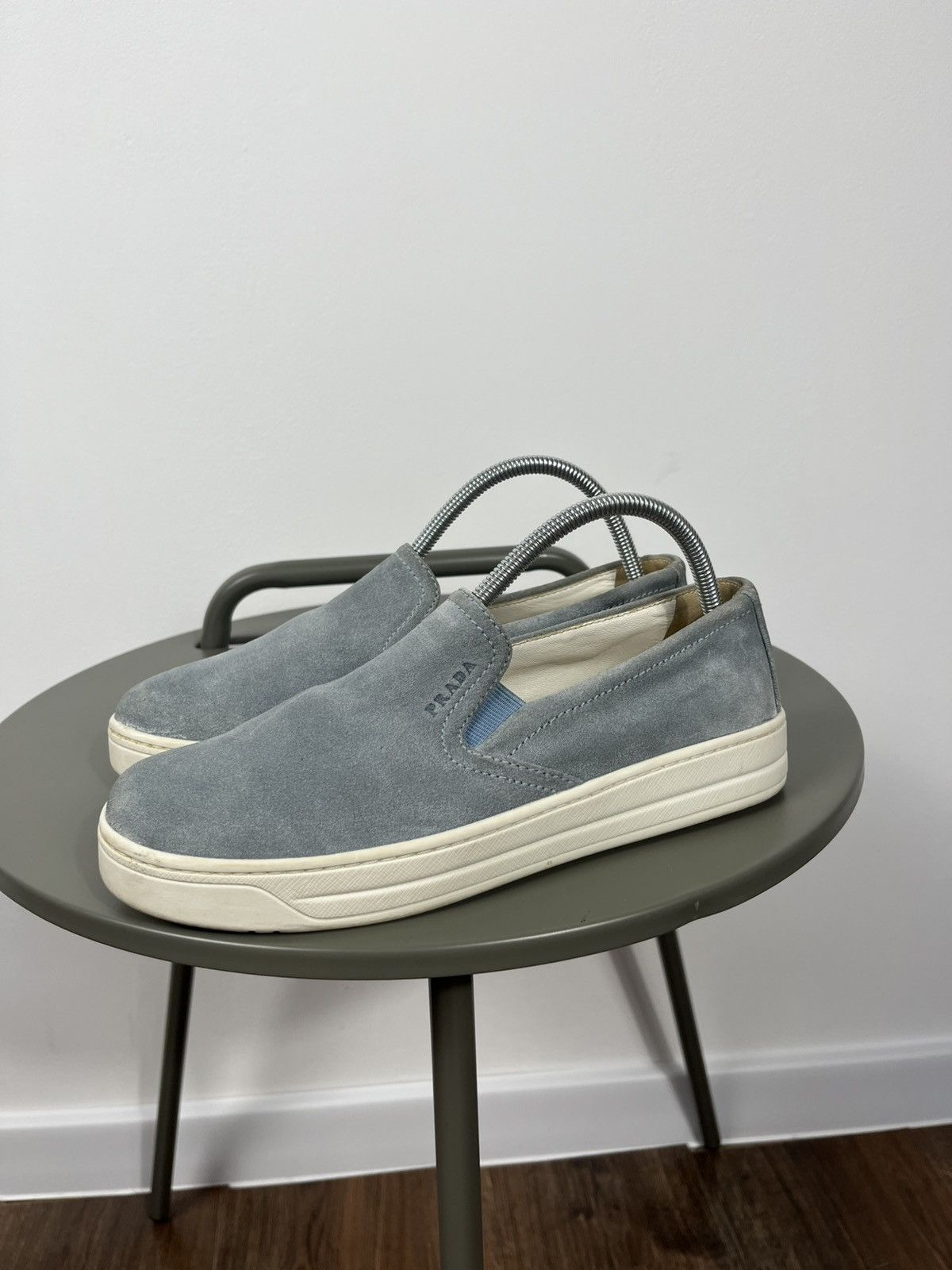 Prada Prada Suede Slip-On Sneakers Women’s EU 35.5 Designer Style Size US 5.5 / IT 35.5 - 7 Thumbnail