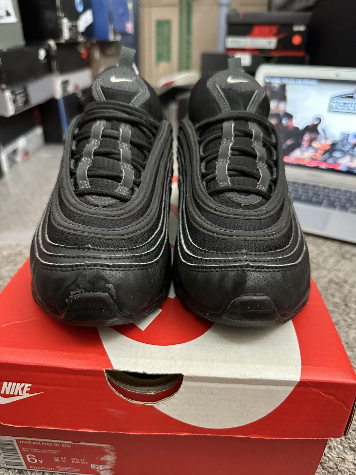 Nike Nike airmax 97 black - size 6 Size US 6 / EU 39 - 7 Thumbnail