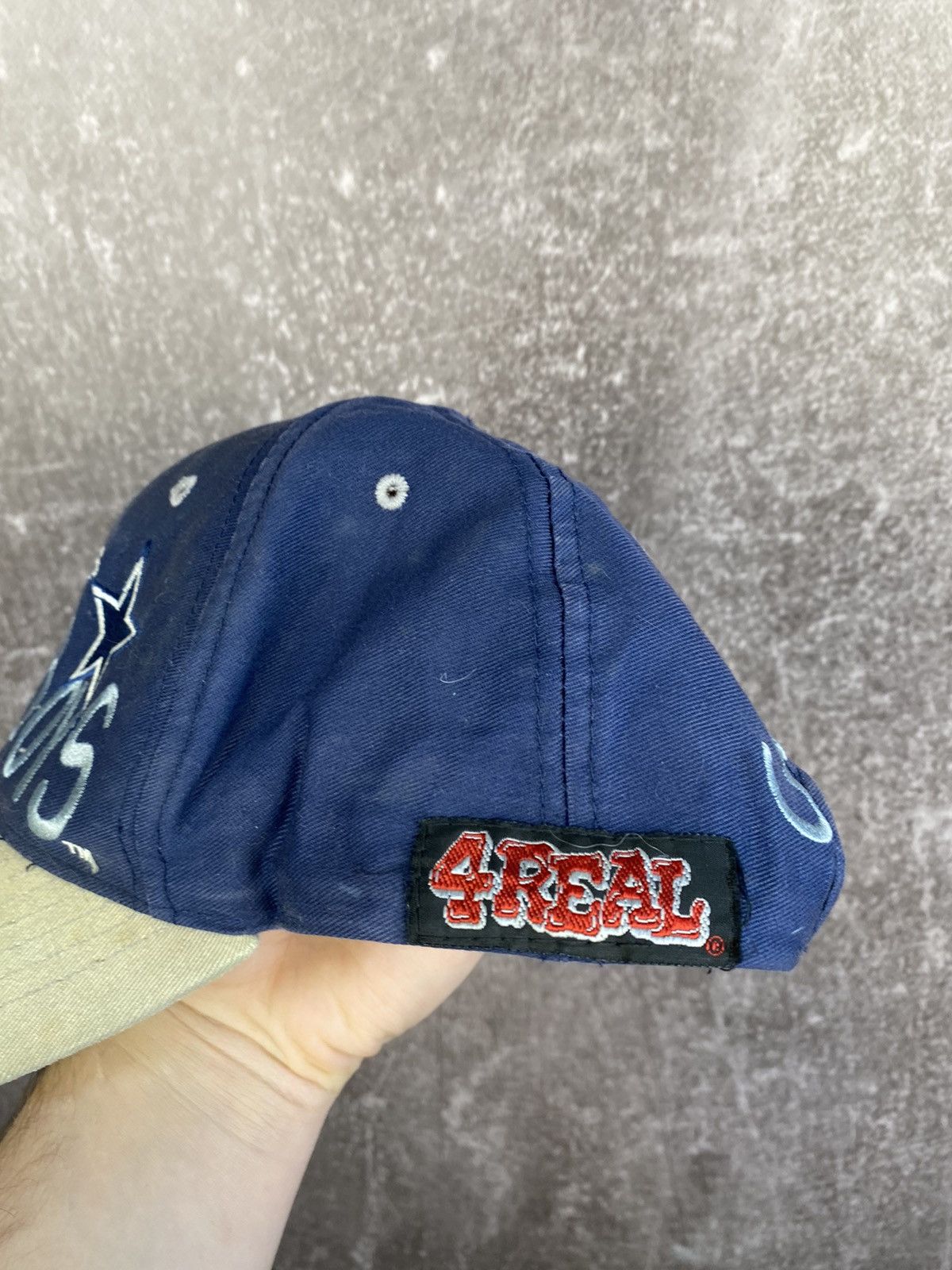 Vintage Dallas Cowboys Vintage Blue Snap Back Hat Size ONE SIZE - 11 Thumbnail