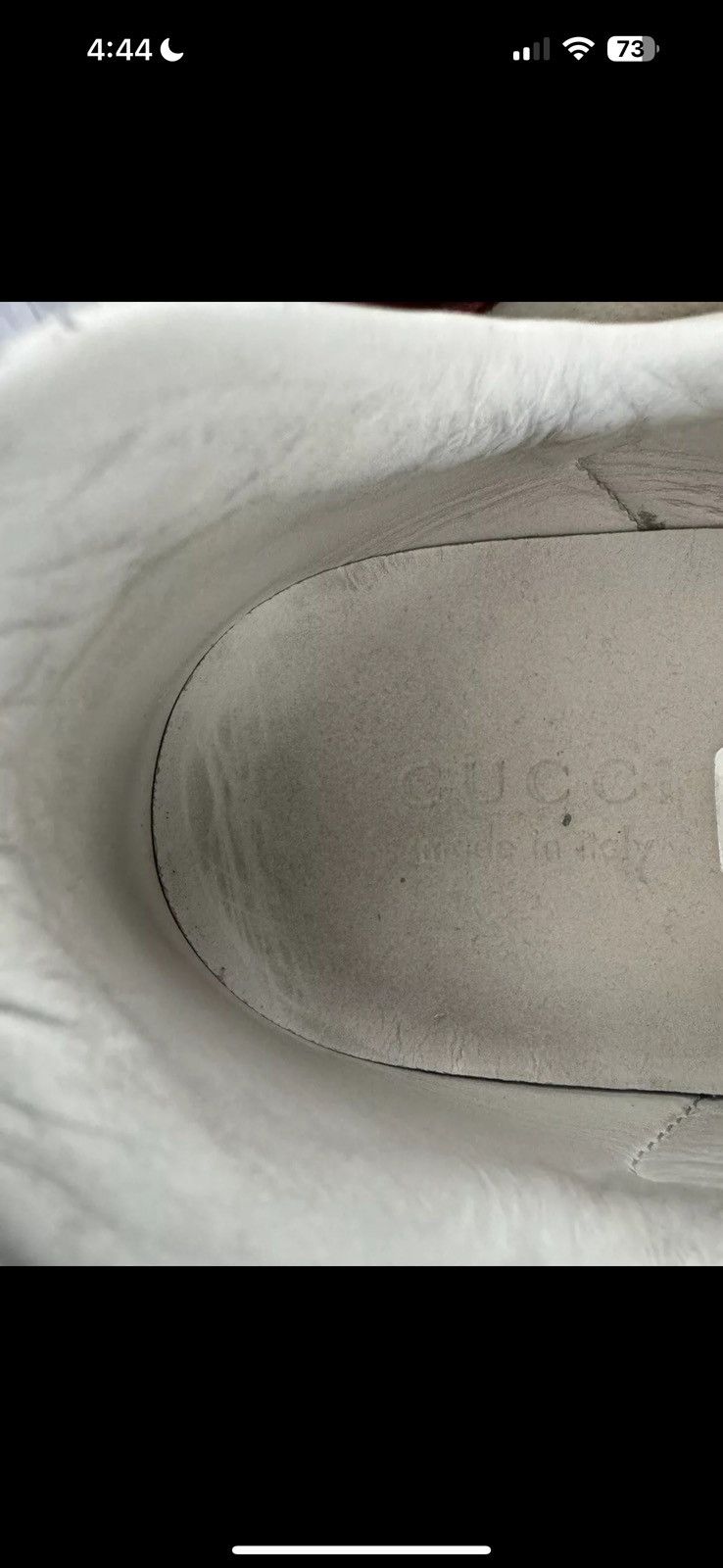 Gucci Gucci Ace Blade Size 11.5 Used 516137 Size US 11.5 / EU 44-45 - 6 Thumbnail