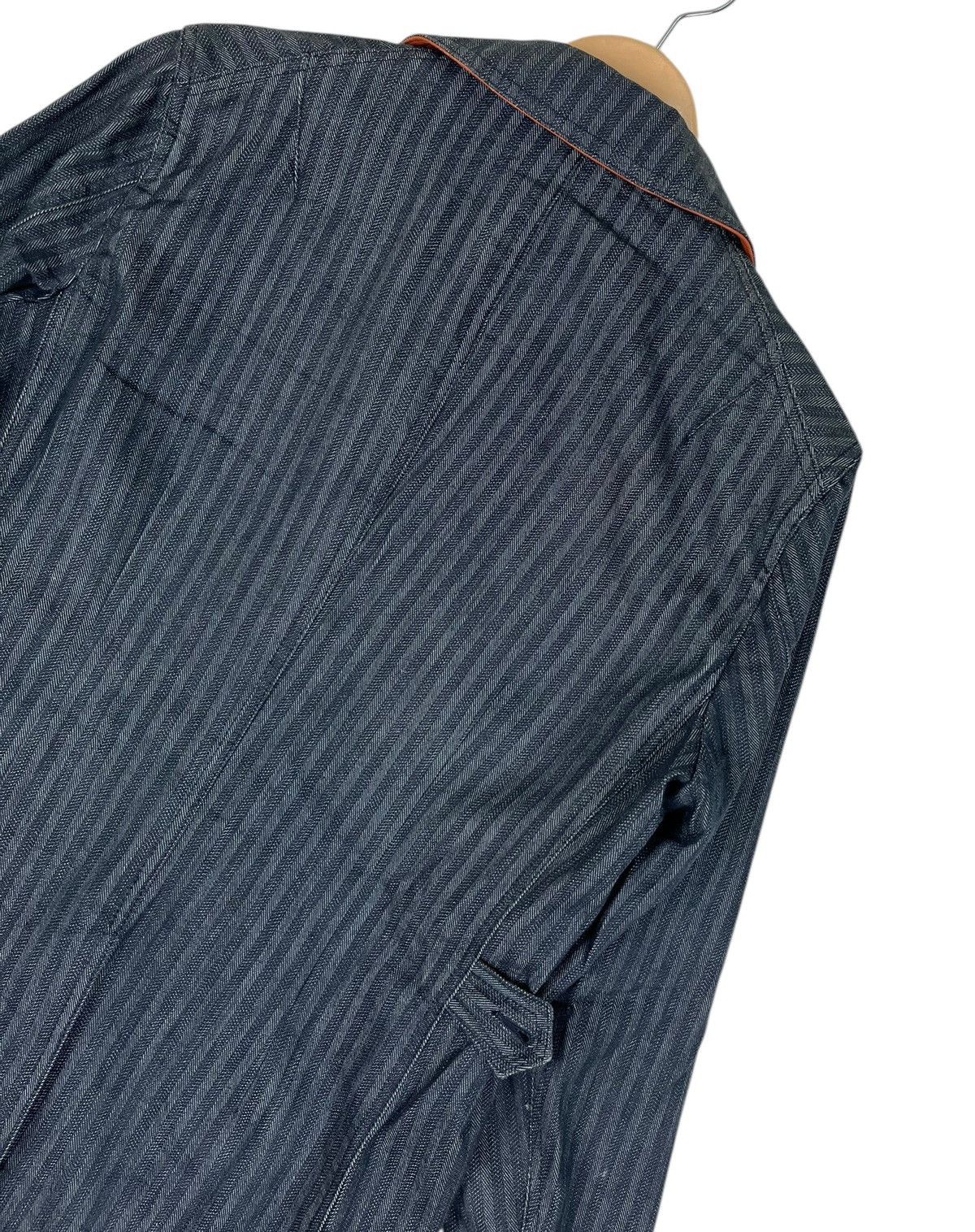 Alexander Julian × Japanese Brand Alexander Julian Stripe Hickory Denim Jacket Size US M / EU 48-50 / 2 - 11 Thumbnail
