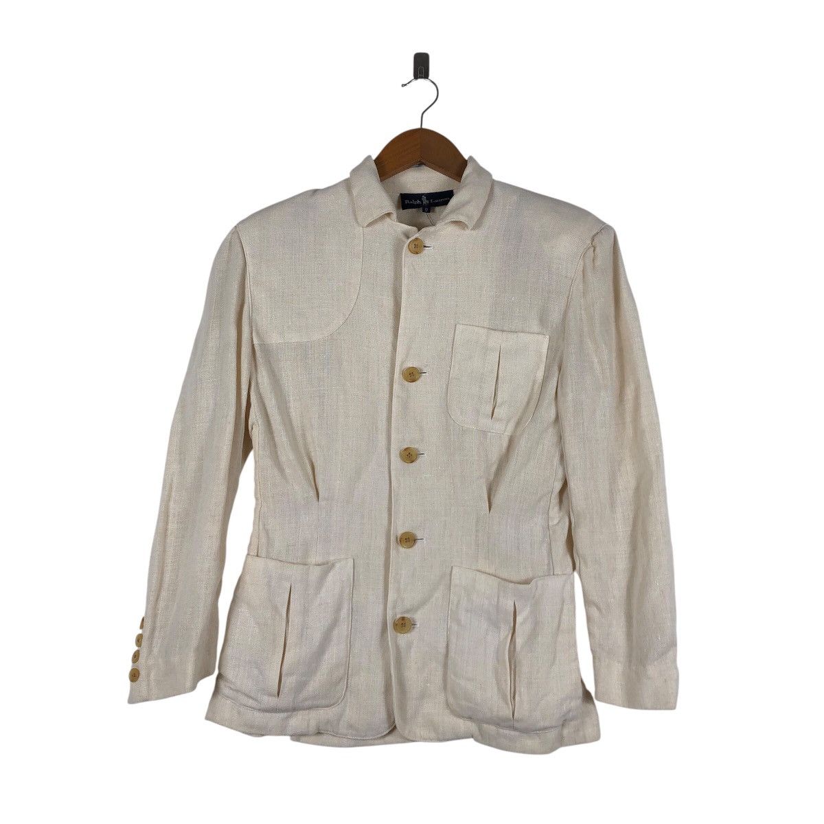 Polo Ralph Lauren RALPH LAUREN Linen Blazer Jacket Size US S / EU 44-46 / 1 - 1 Thumbnail