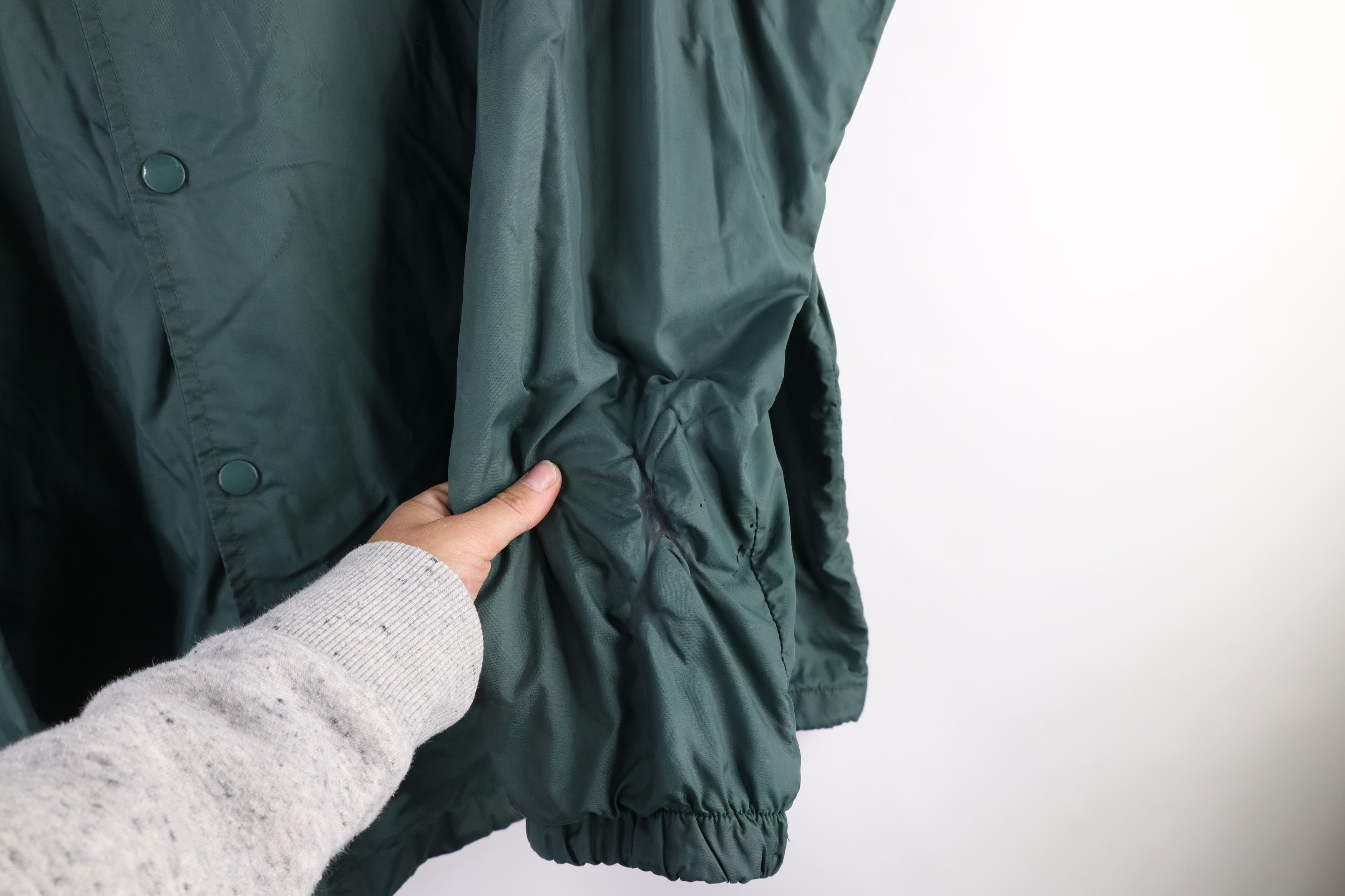 Vintage Vintage 90s Big Mac Coach Coaches Jacket Green Size ONE SIZE - 6 Thumbnail