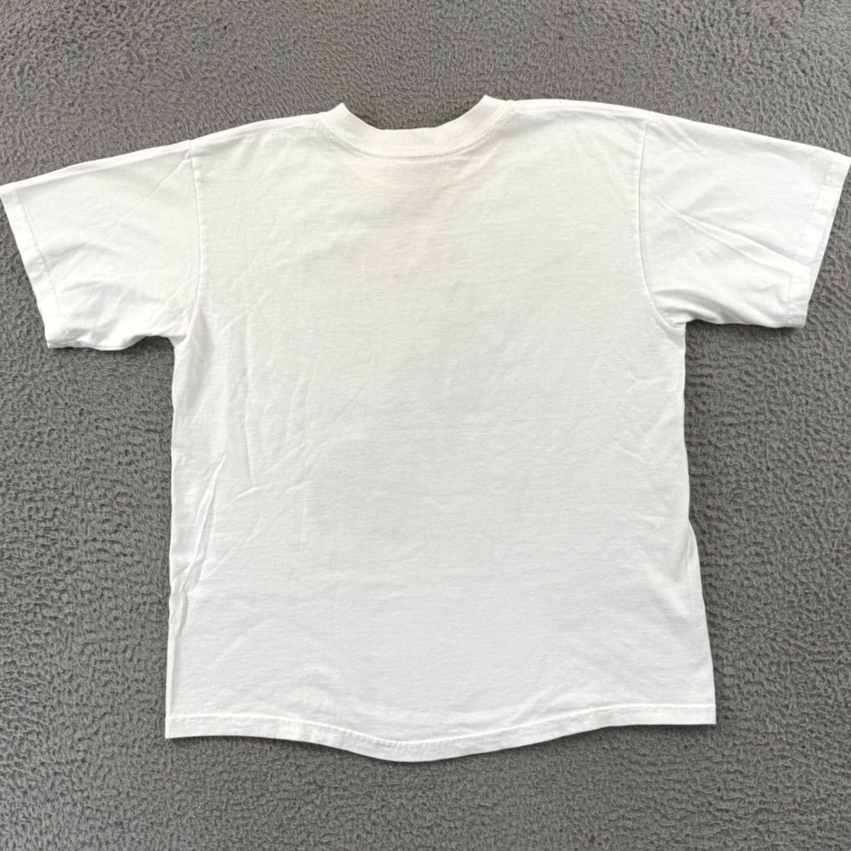 Anvil VINTAGE Alaska Shirt Mens M White The Inside Passage 90s Short Sleeve USA Size US M / EU 48-50 / 2 - 7 Thumbnail