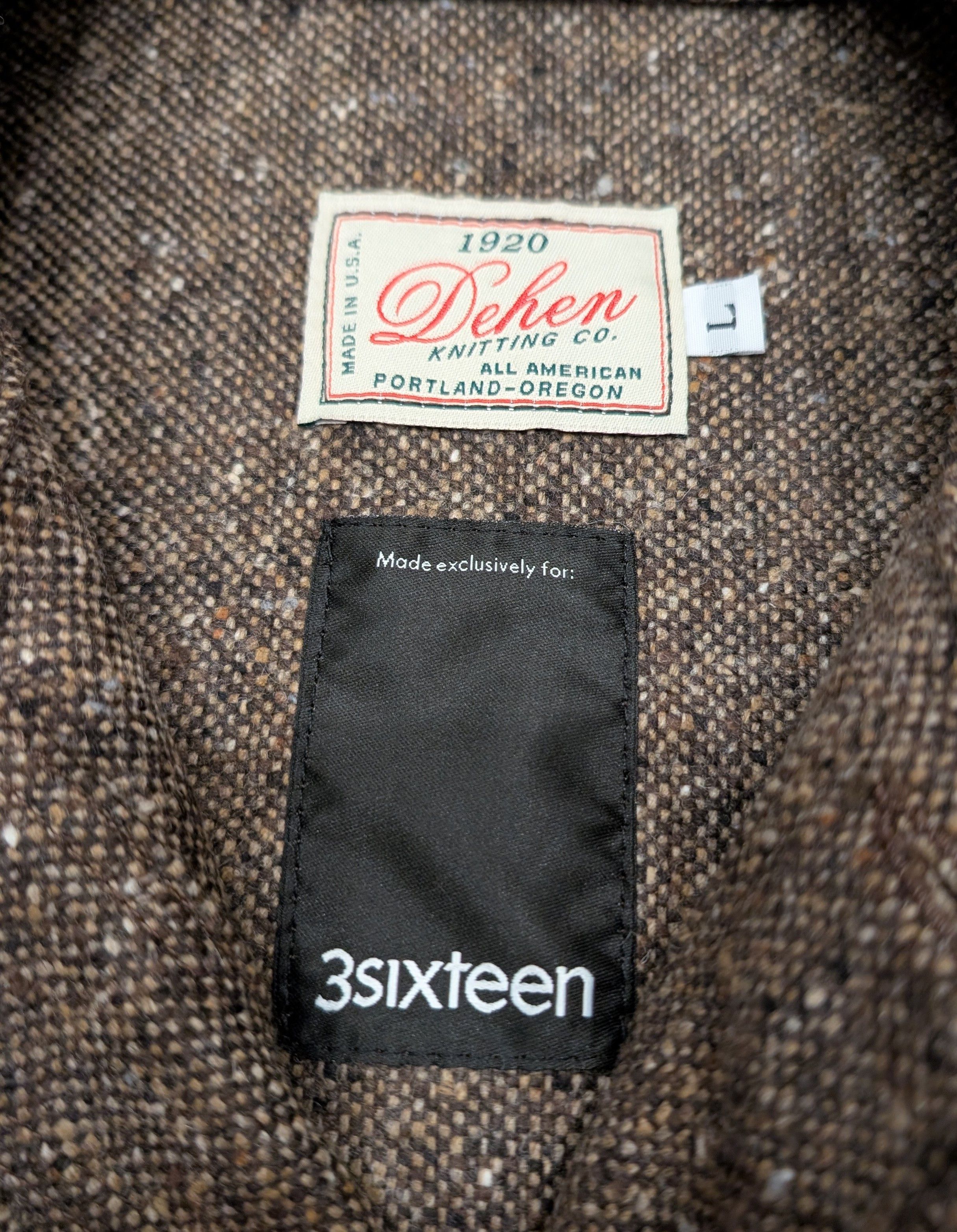 Dehen 1920 Dehen for 3Sixteen Skyline Overshirt 100% Wool Made in USA Size US L / EU 52-54 / 3 - 3 Thumbnail