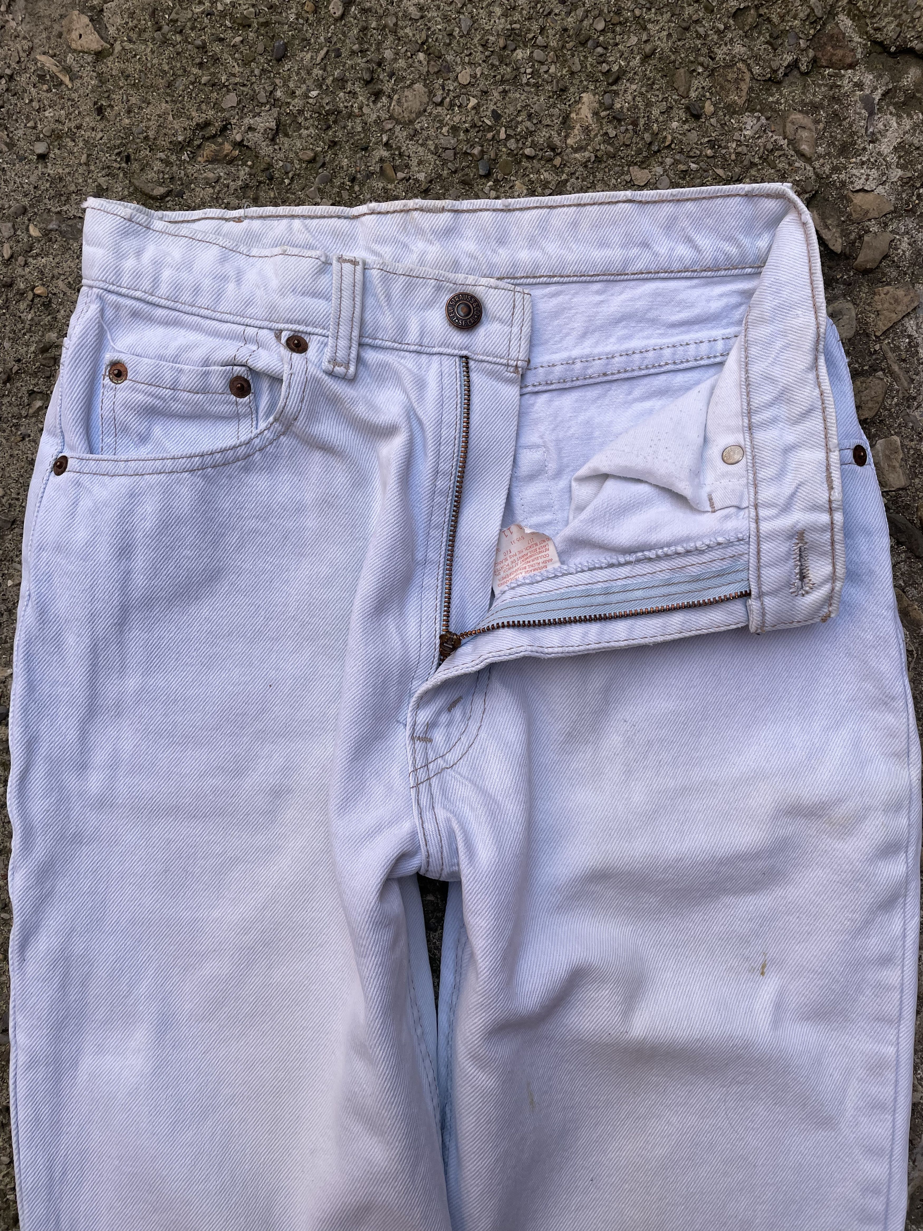 Levi's × Vintage VTG 1990's Levi's 531 Light Wash Denim Jeans Size US 26 / EU 42 - 5 Thumbnail