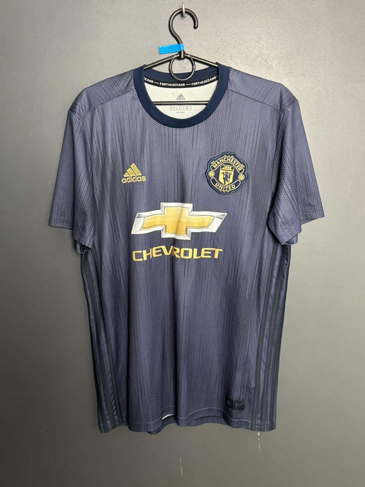 Adidas Manchester United 18/19 Third Football Jersey T-Shirt Size US M / EU 48-50 / 2 - 1 Thumbnail