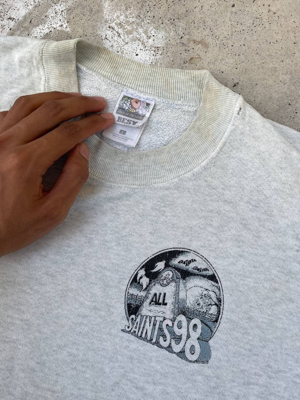 Vintage Distressed Vintage 90s Horror All Saints Graves Death Size US L / EU 52-54 / 3 - 3 Thumbnail
