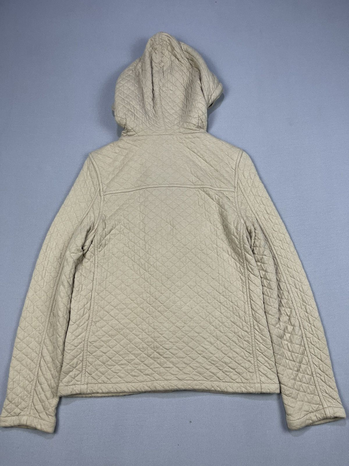 Vintage France Designer ARMEN Diagonal Button Up Quilted Hoodies Size M / US 6-8 / IT 42-44 - 6 Thumbnail