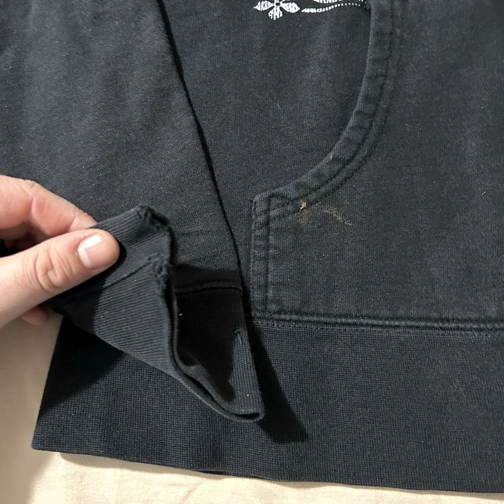 O'Neill VINTAGE O’Neill Hoodie Women Surfer Skater Grunge Full Zip Large Black L Womens Size L / US 10 / IT 46 - 2 Thumbnail
