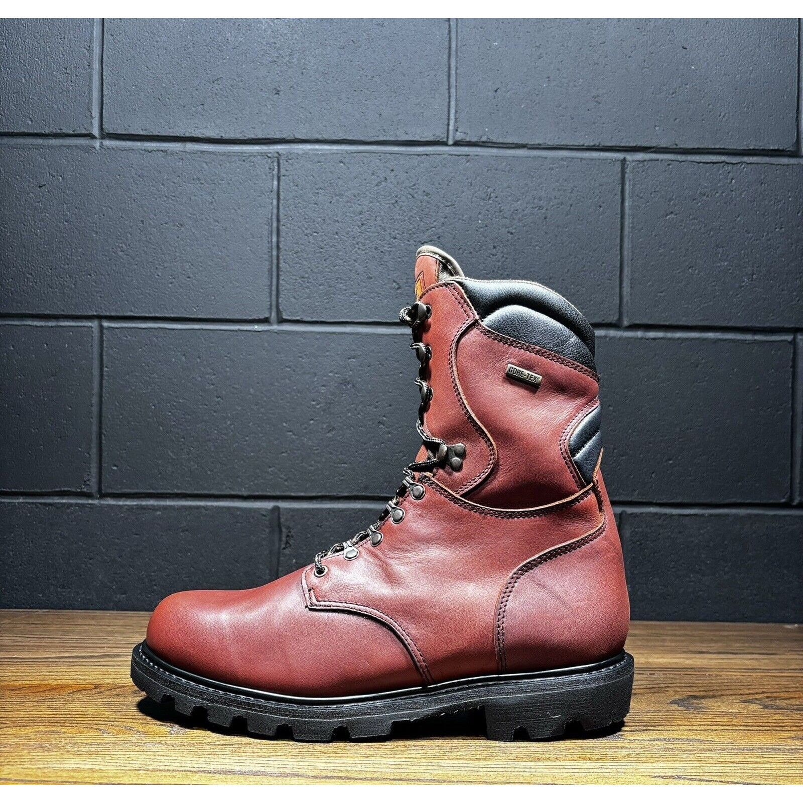 image of VTG Irish Setter 10” Brown Elk Tracker Logger Boots Nwt, Men's (Size 14)