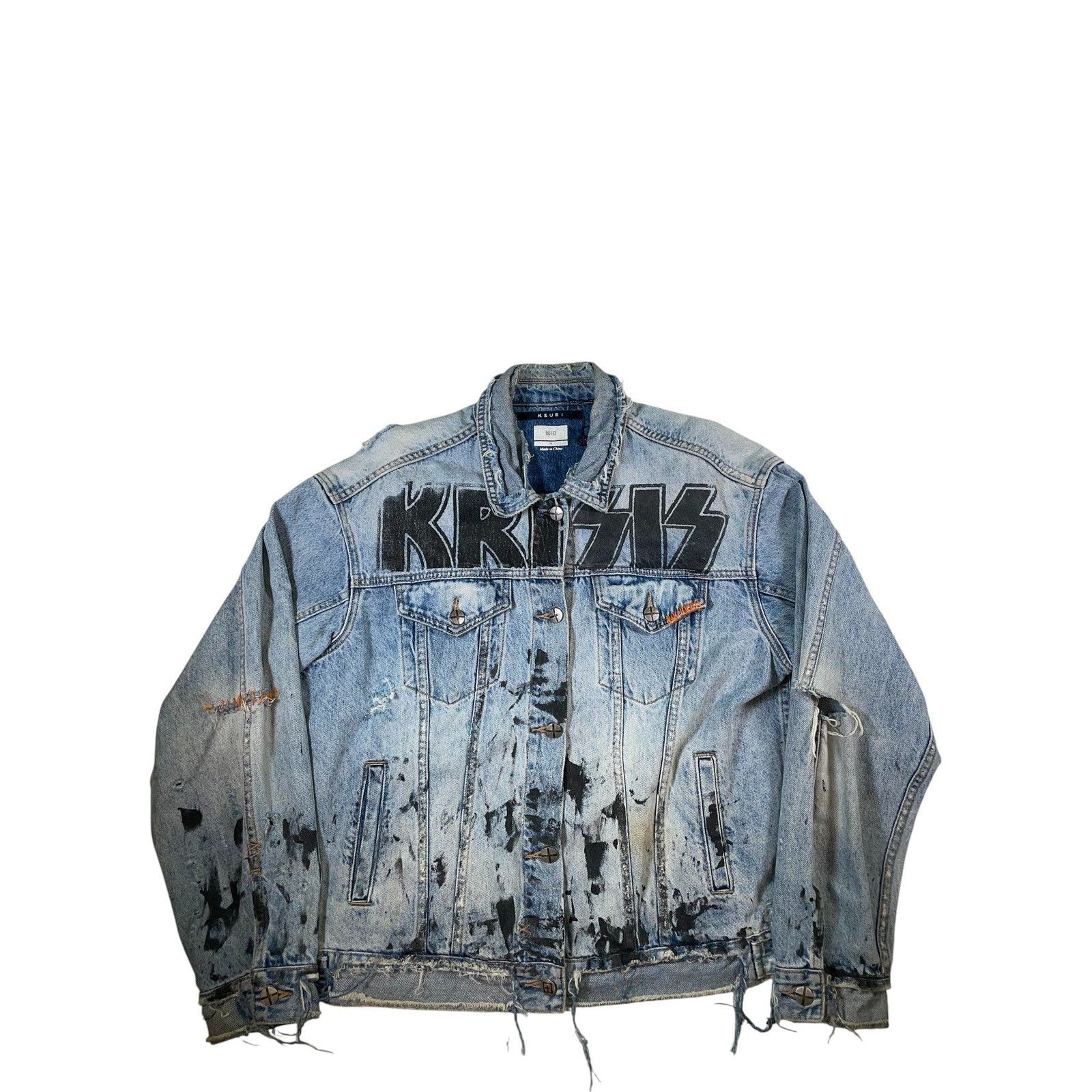 Ksubi Ksubi Light Wash 'Krisis' Denim Jacket Size US M / EU 48-50 / 2 - 1 Thumbnail