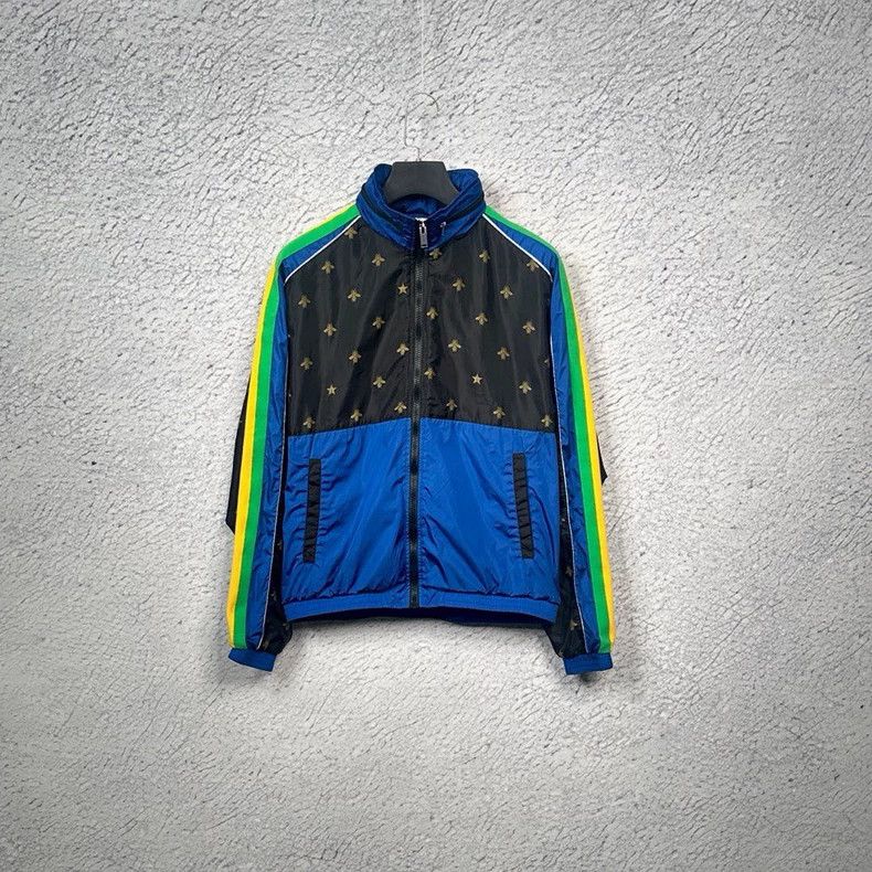 Gucci Gucci Colorful Logo Zip-Up Jacket-dmc Size US L / EU 52-54 / 3 - 1 Thumbnail