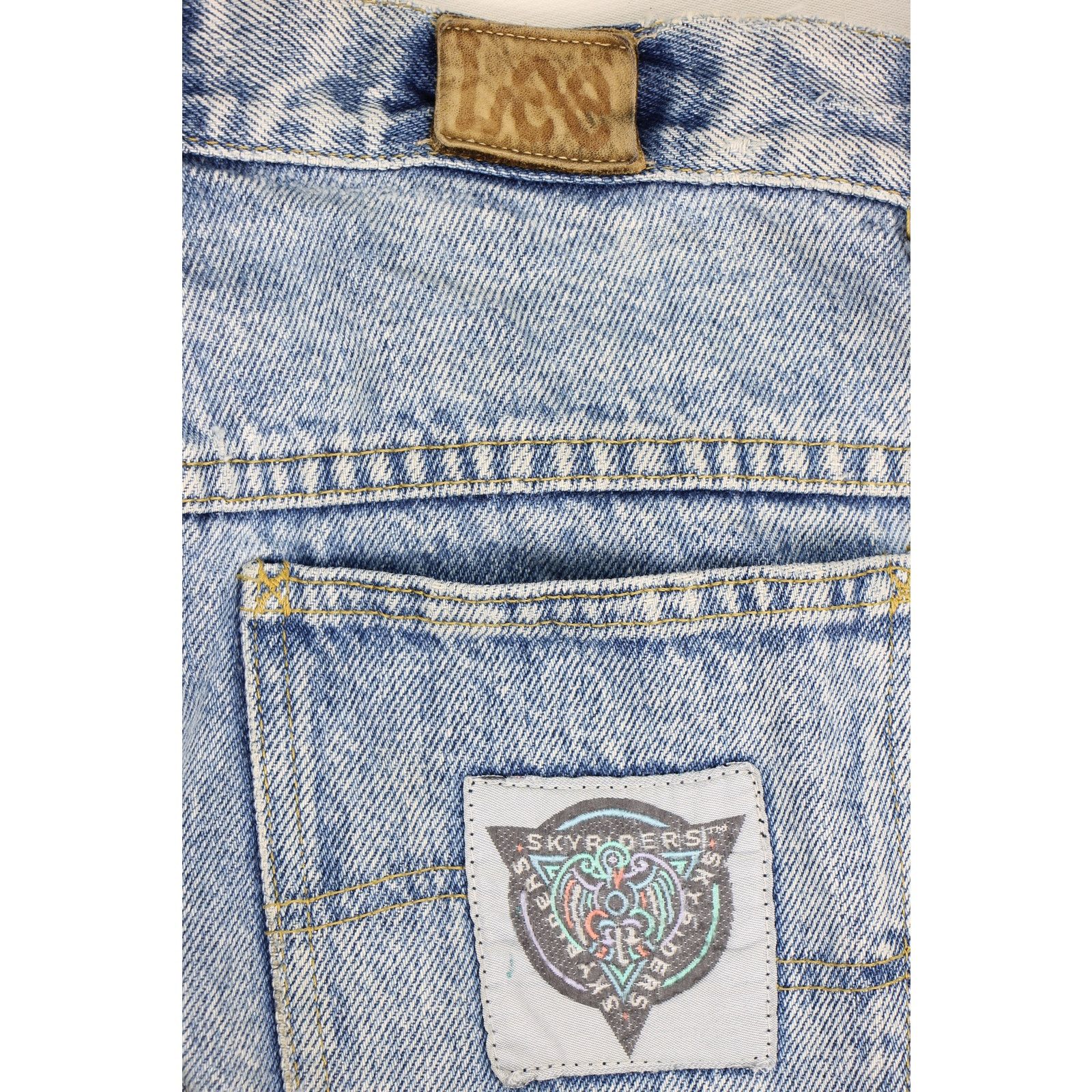 Lee Vintage Lee Skyriders USA Light Wash Festival Denim Jeans 28 Size US 28 / EU 44 - 3 Thumbnail