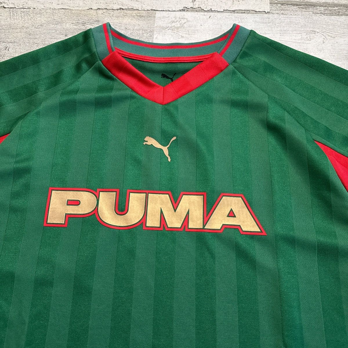 Puma Puma Sport Heritage Mexico Center Logo Spellout Jersey L Size US L / EU 52-54 / 3 - 3 Thumbnail
