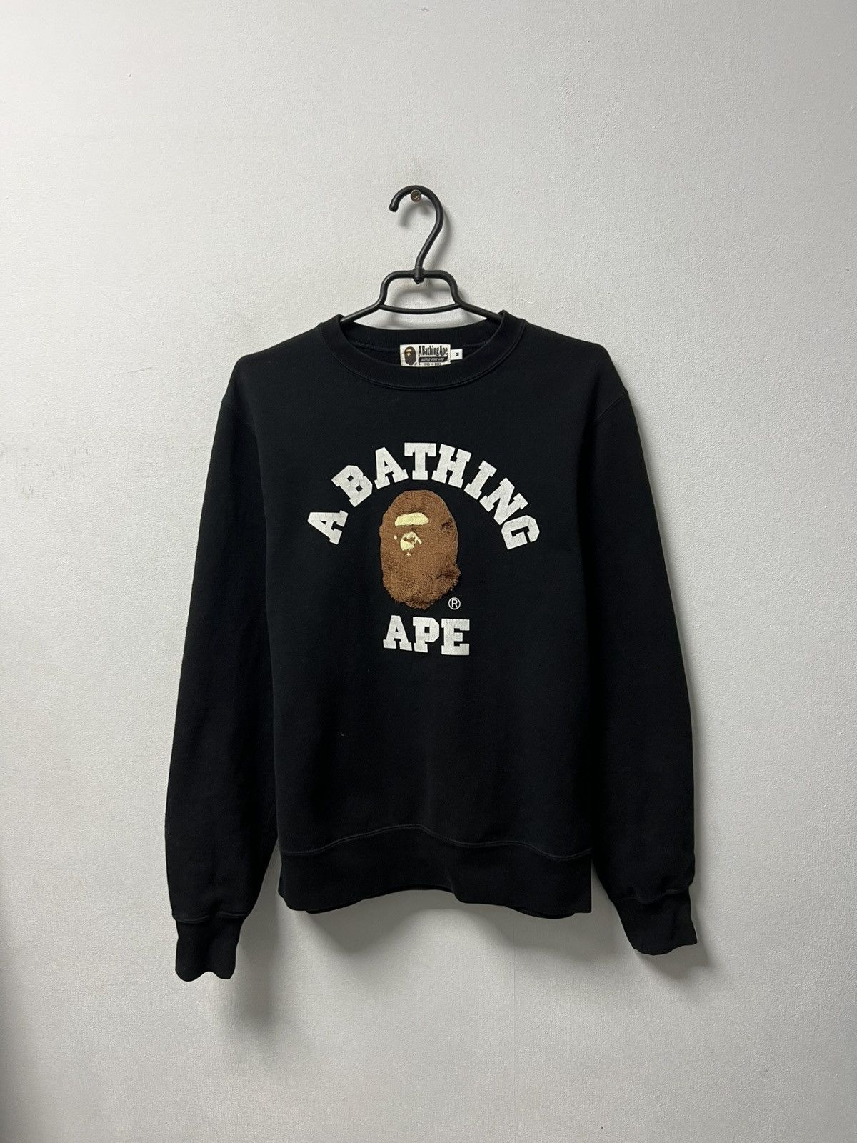 Bape Bape Sweatshirt Y2K Black Big Logo Size M Size US M / EU 48-50 / 2 - 1 Thumbnail