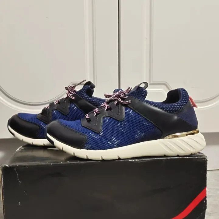 Louis Vuitton Blue Black Sports Sneakers -2508