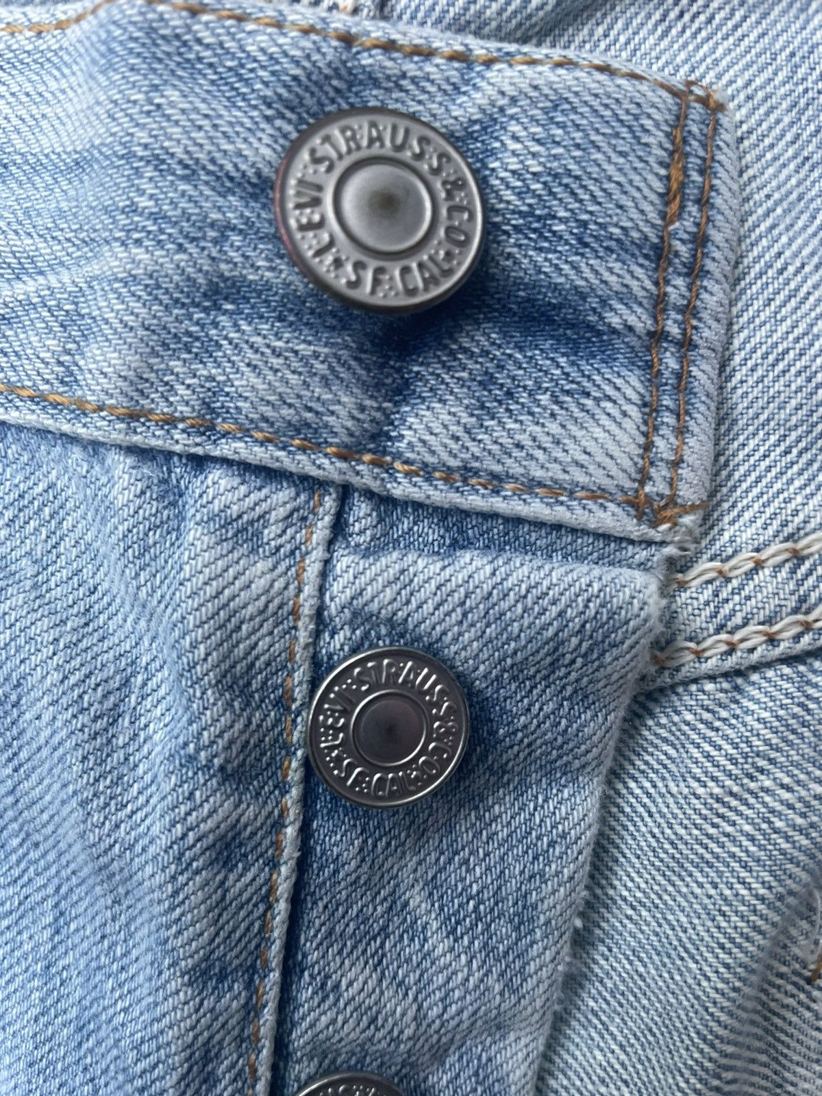 Levi's × Vintage Vintage 2005 Levis 501 e Faded Distressed Size US 32 / EU 48 - 21 Thumbnail