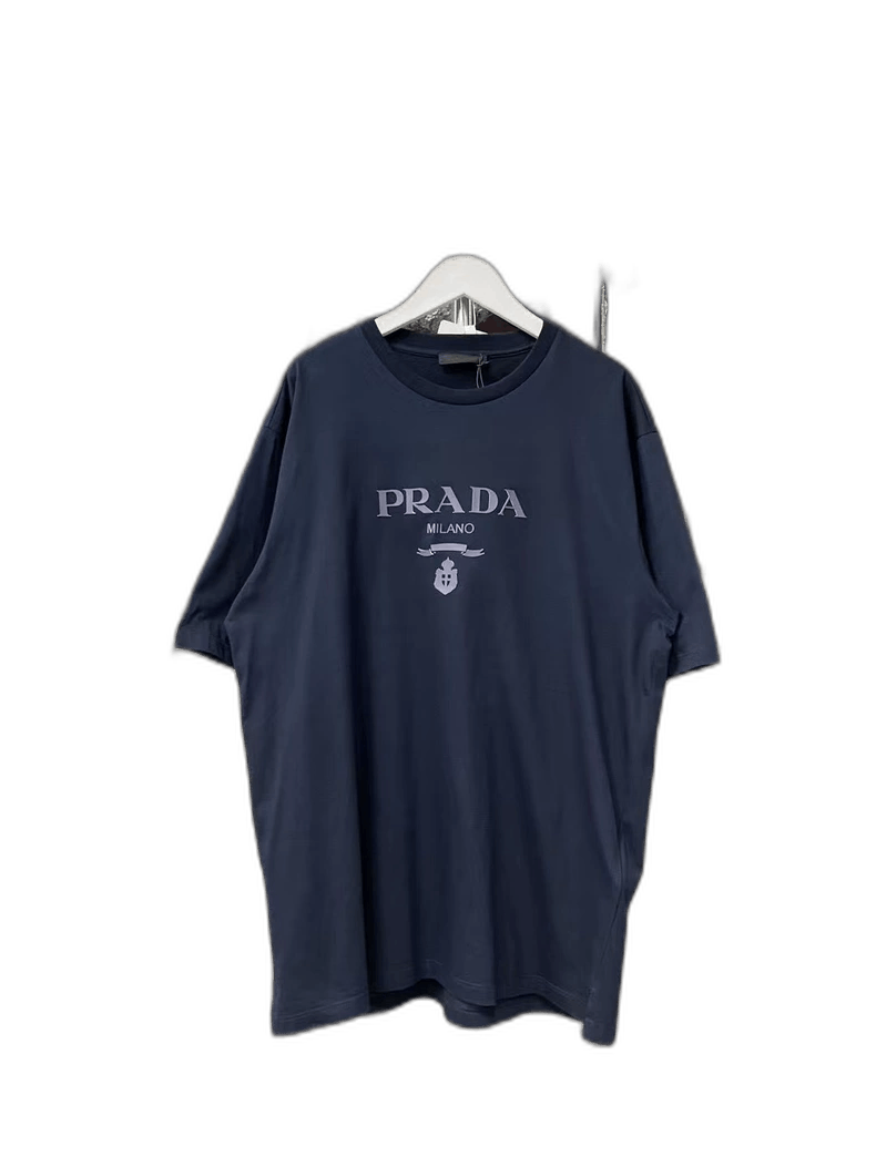 Prada Prada Short Sleeve Logo T-Shirt Size US L / EU 52-54 / 3 - 1 Thumbnail