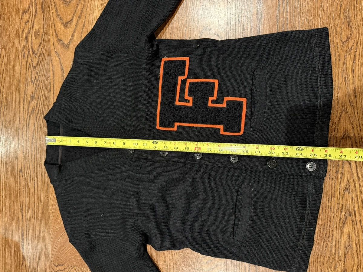Vintage Vintage 50s 60s Black Varsity Style Cardigan Letterman F Size US L / EU 52-54 / 3 - 11 Thumbnail