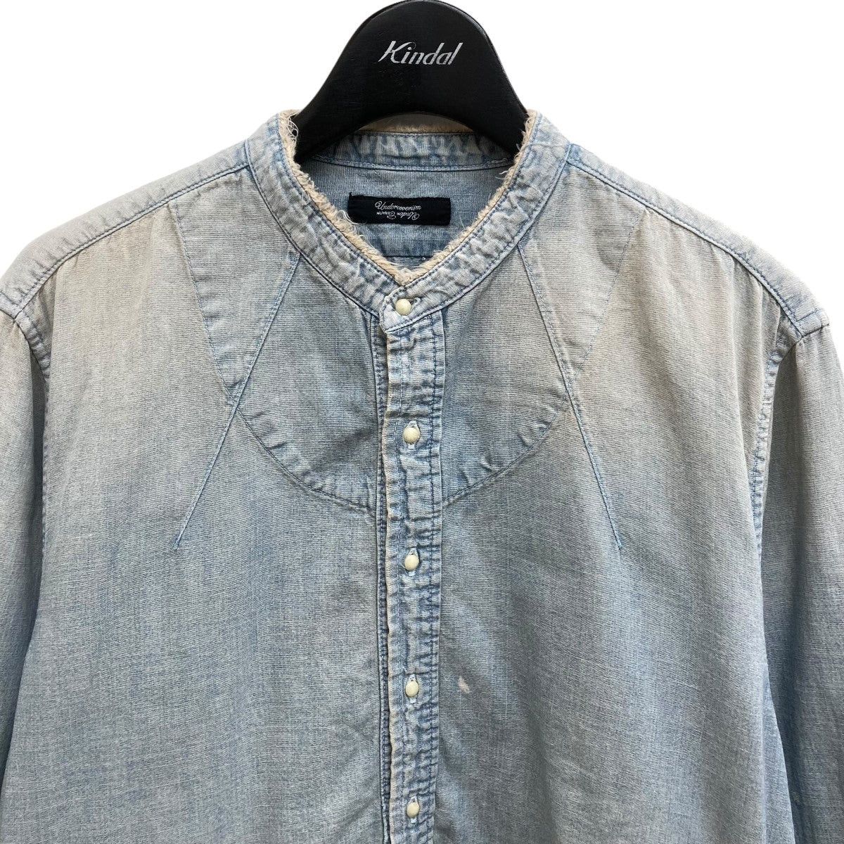 Undercover Undercover 12AW Shambray Bullover Denim Shirt J9404-2 Size US M / EU 48-50 / 2 - 3 Thumbnail