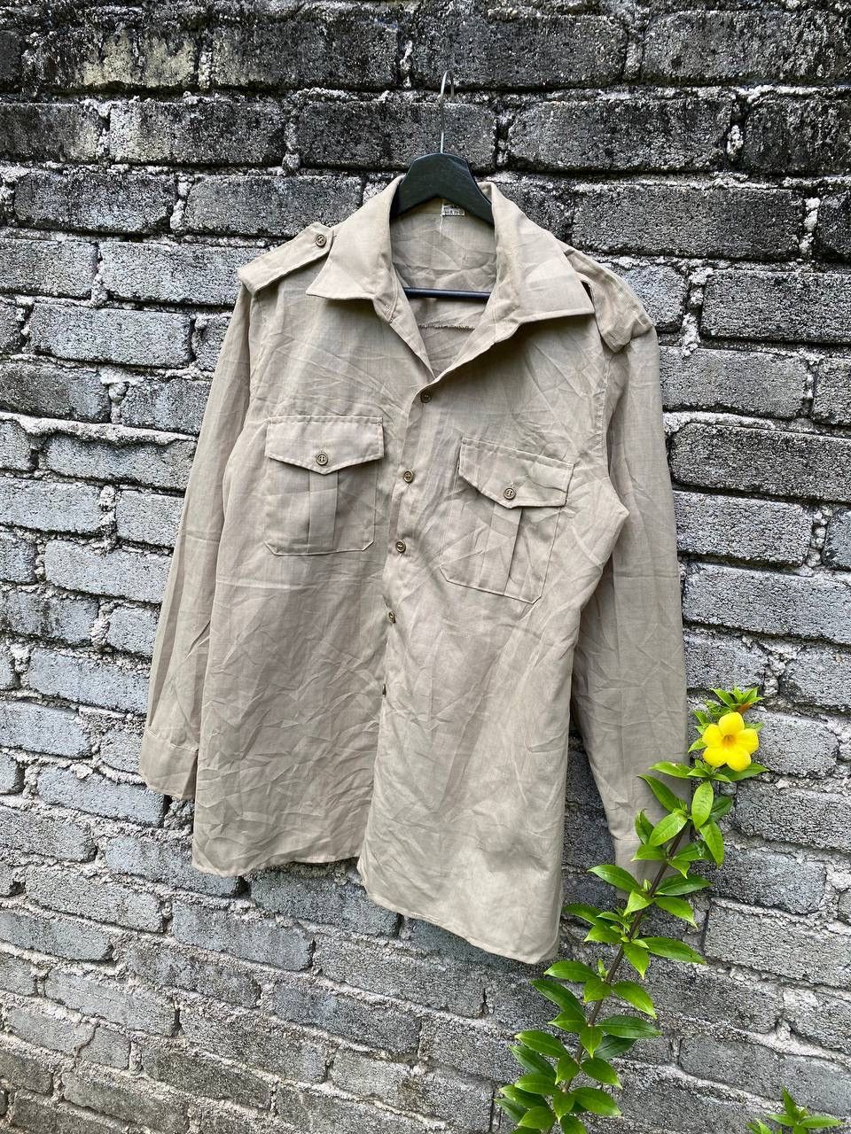 Vintage Vintage 70s Lanificio Congioli Boy Scouts Ls Shirt Size US M / EU 48-50 / 2 - 2 Thumbnail