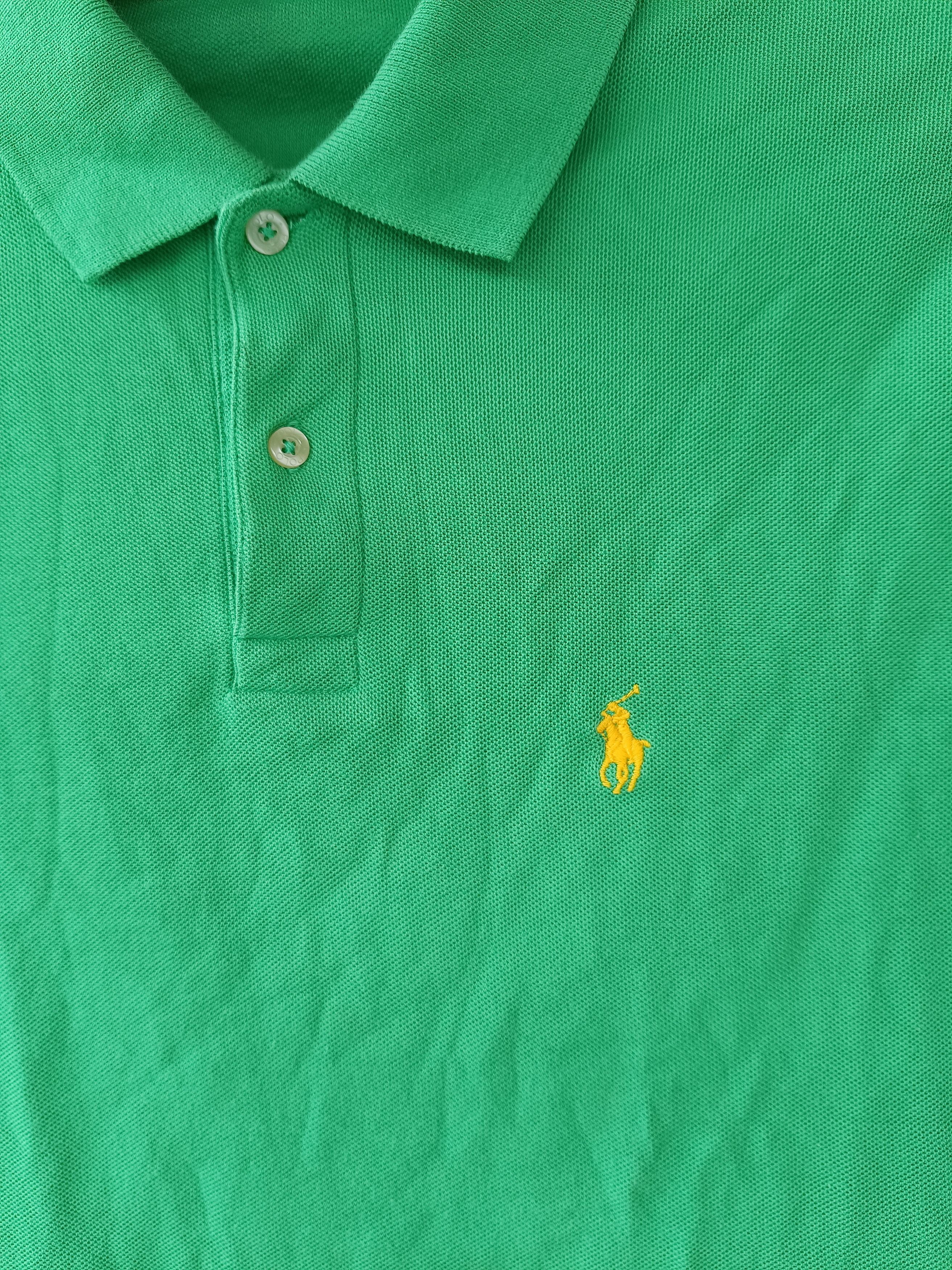 Polo Ralph Lauren Ralph Lauren Polo Shirt Mens Green Logo Short Sleeve Casual Size US L / EU 52-54 / 3 - 3 Thumbnail