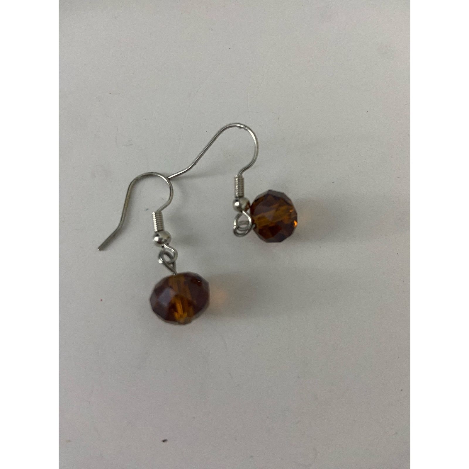 Other Amber brown faceted bead earrings Size ONE SIZE - 3 Thumbnail