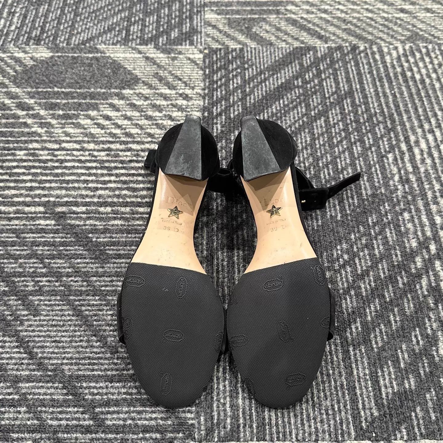 Dior Dior Velvet High Heels 39 Resoled Excellent Size US 8.5 / IT 38.5 - 6 Thumbnail
