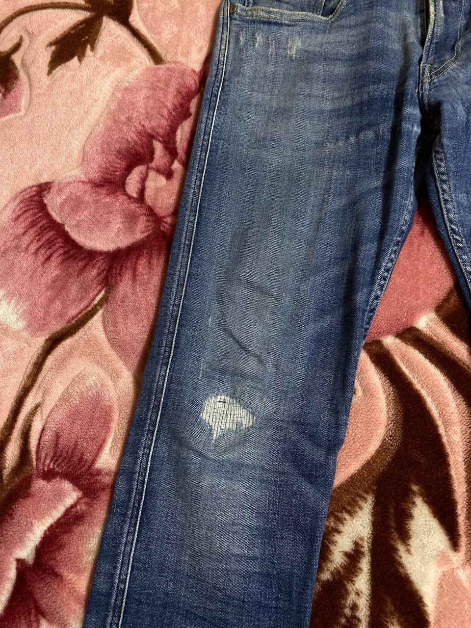 Vintage Vintage Distressed Faded Denim Pants Jeans Size US 33 - 3 Thumbnail
