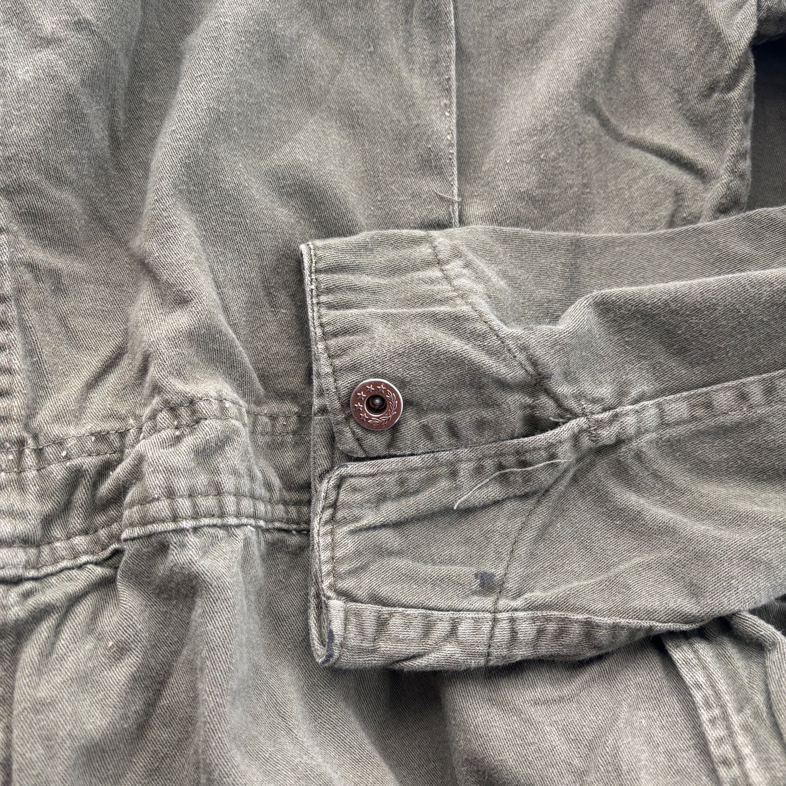 Vintage True vintage 1950s US Army green cotton coveralls Size US 42 / EU 58 - 6 Thumbnail