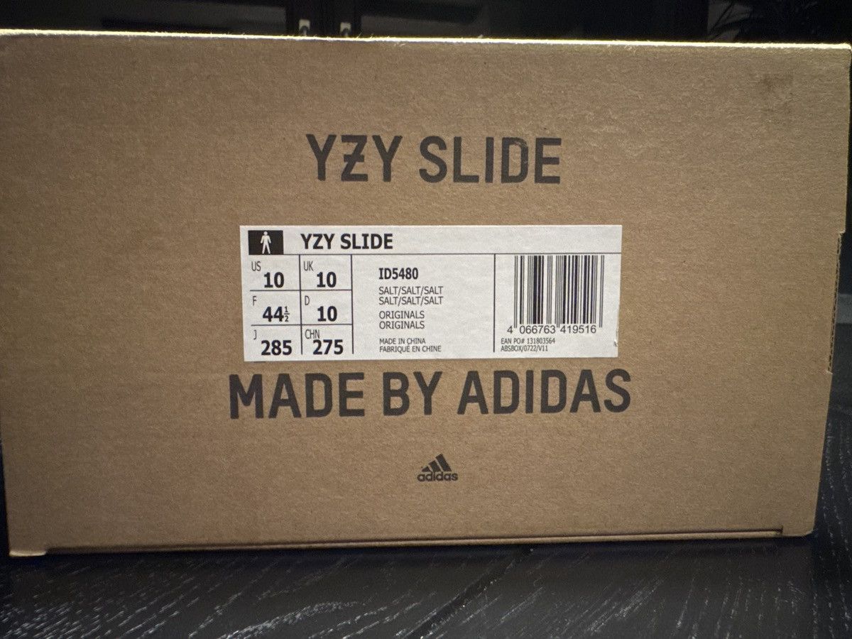 Yeezy Adidas Yeezy Slides “Salt” US 10 Size US 10 / EU 43 - 3 Thumbnail